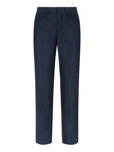 Tom Ford Dyllan Western Pocket Trousers In Blue