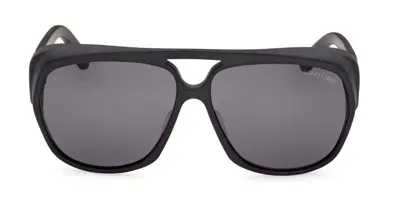 Tom Ford Eyewear Aviator Frame Sunglasses In Black