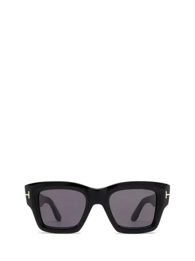 Tom Ford Eyewear Ilias Square Frame Sunglasses In Black