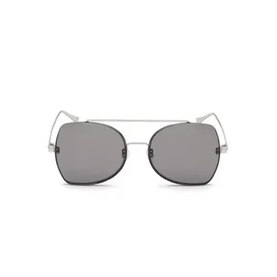 Tom Ford Eyewear Pilot In Silver