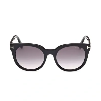 Tom Ford Eyewear Round Frame Sunglasses In Black