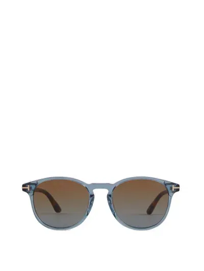 Tom Ford Eyewear Round Frame Sunglasses In Multi