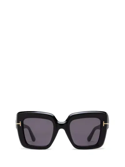 Tom Ford Eyewear Square Frame Sunglasses In Black