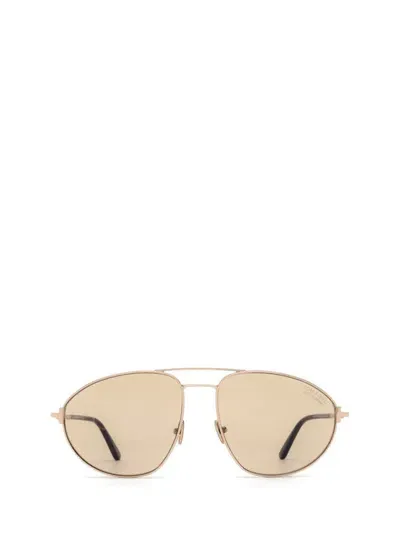 Tom Ford Eyewear Sunglasses In Shiny Rose Gold