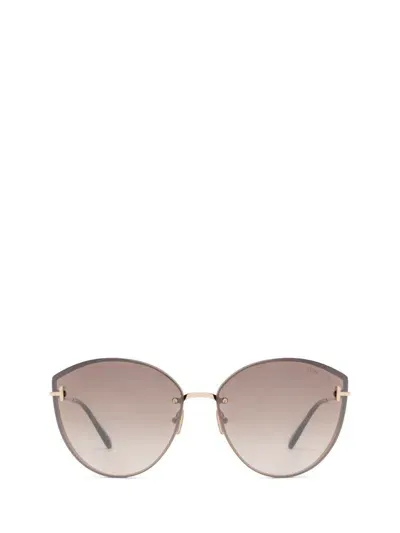 Tom Ford Eyewear Sunglasses In Shiny Rose Gold