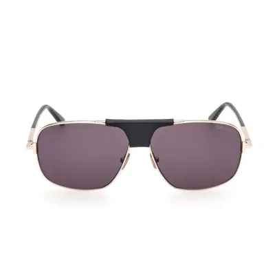 Tom Ford Eyewear Tex Pilot Frame Sunglasses In Multi