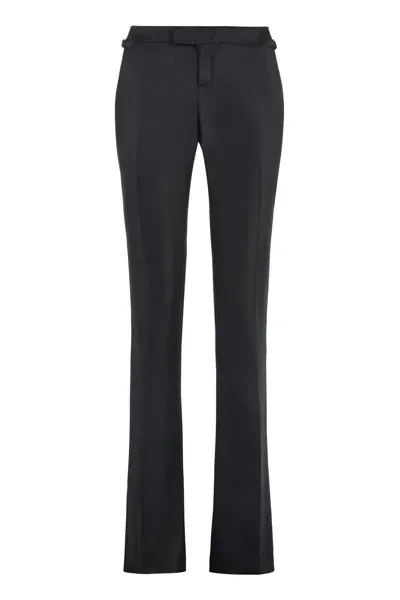 Tom Ford Flared Trousers In Black