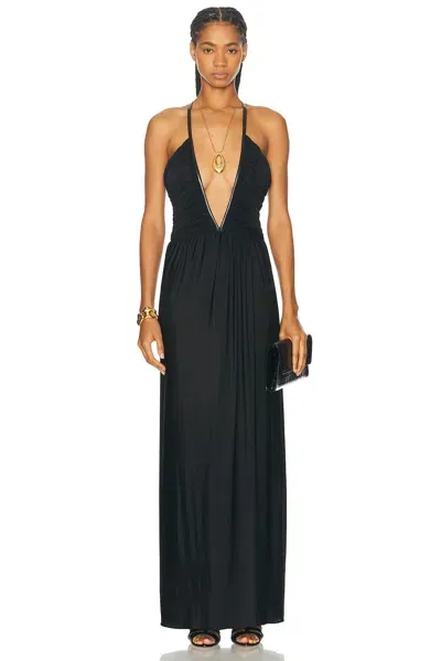 Tom Ford Fluid Evening Dress In Black