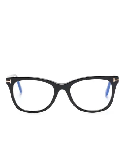 Tom Ford Ft5986b Brille Mit Ovalem Gestell In Schwarz