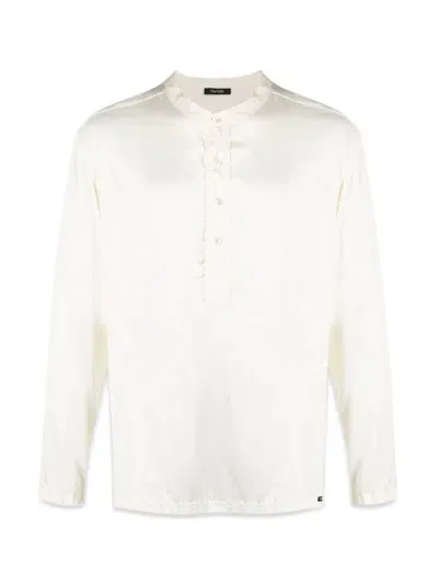 Tom Ford Henley Shirt In White