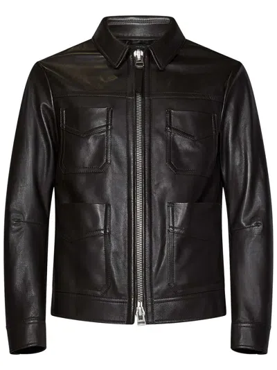 Tom Ford Jacket In Black