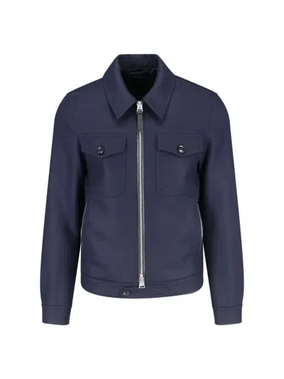 Tom Ford Jackets In Blue