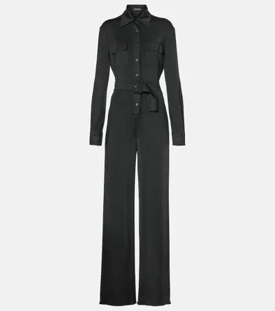 Tom Ford Jersey Jumpsuit In Schwarz