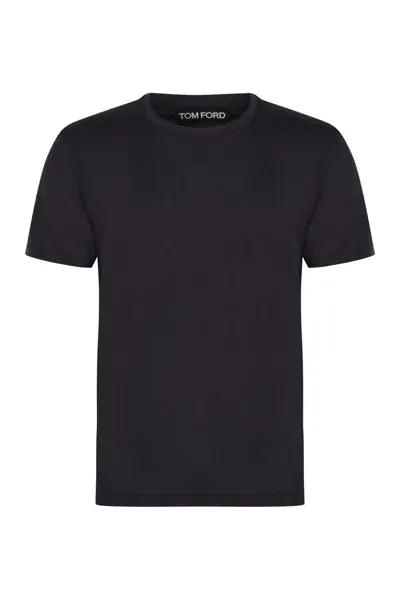 Tom Ford Jersey T-shirt In Blue