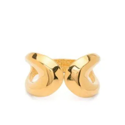 Tom Ford Arp Polished-finish Cuff In Gold