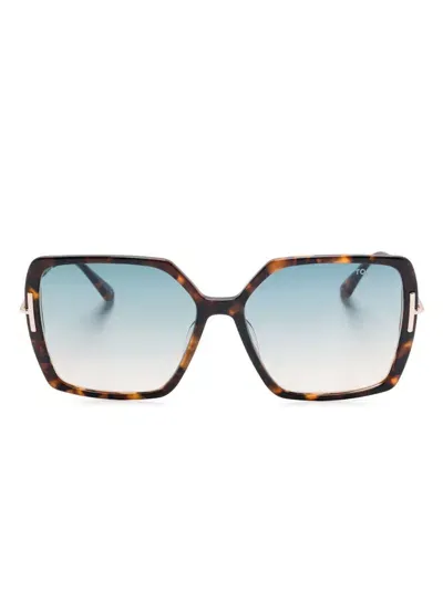 Tom Ford Joanna Sunglasses In Brown