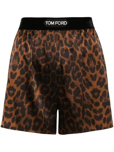 Tom Ford Leopard In Black