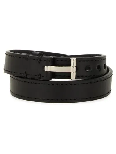 Tom Ford Logo Bracelet In Black