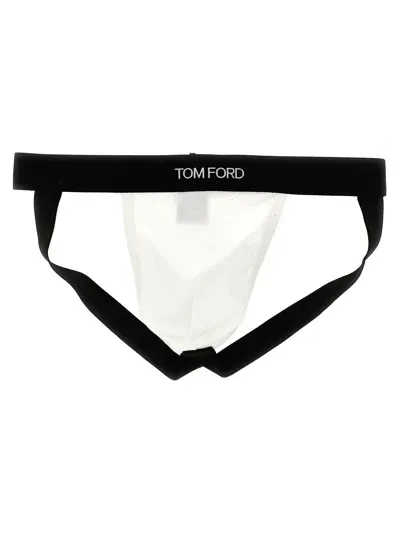 Tom Ford Logo Briefs Underwear, Body In Black