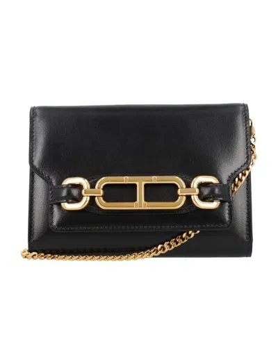 Tom Ford Ferragamo Gancini Leather Belt In N Black