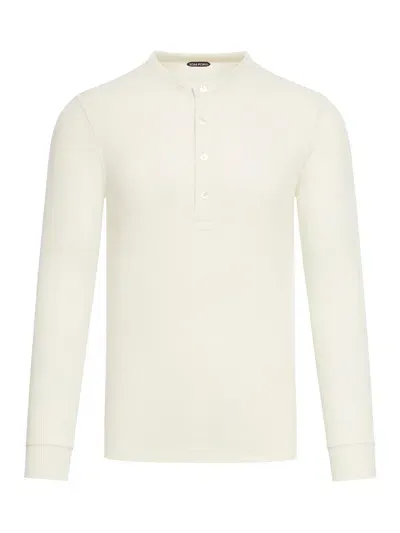 Tom Ford Long-sleeved T-shirt In White