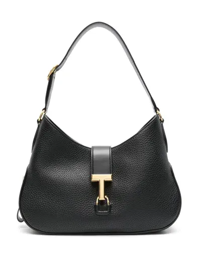 Tom Ford Medium Monarch Shoulder Bag In Black