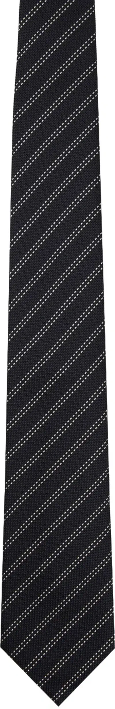 Tom Ford Navy Stripe Tie