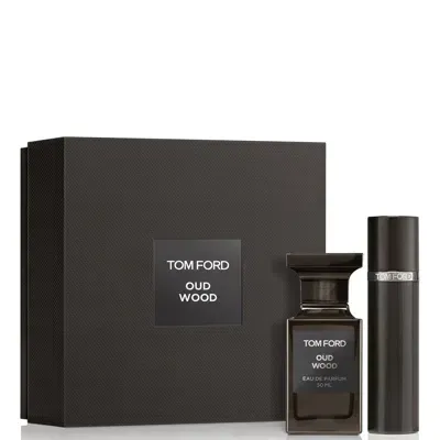 Tom Ford Oud Wood Eau De Parfum Set In White