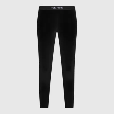 Tom Ford Pantaloni Nero In Black