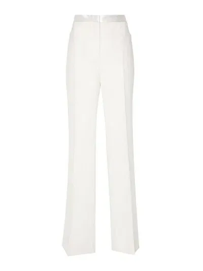 Tom Ford Pressed-crease Straight Trousers In Neutrals