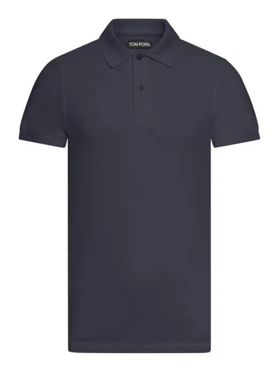 Tom Ford Polo In Blue