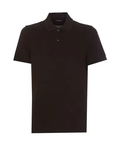 Tom Ford Polo In Brown