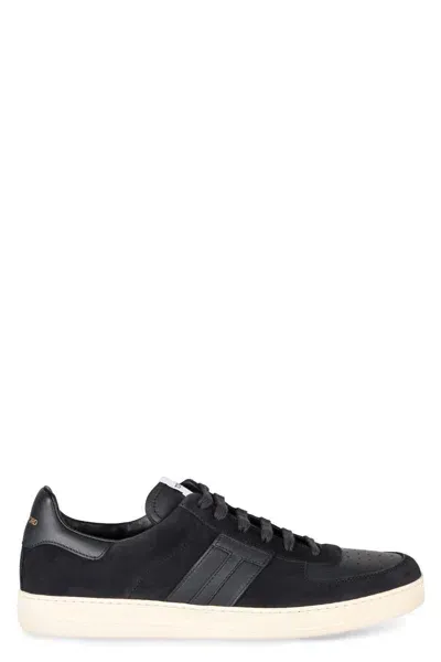 Tom Ford Radcliffe Low Top Sneakers In Navy