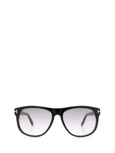 Tom Ford Round Frame Sunglasses In 05b