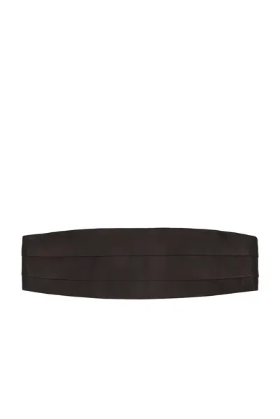 Tom Ford Satin Cummerbund In Black