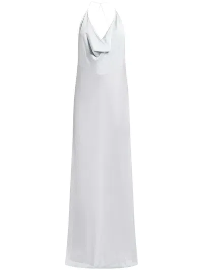 Tom Ford Semi-sheer Long Dress In Weiss