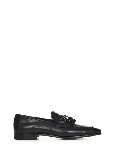 Tom Ford Square-toe Loafers In Negro