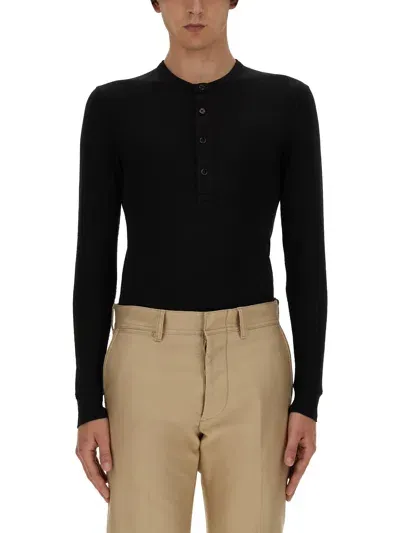 Tom Ford Slim Fit Shirt In Black