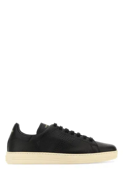 Tom Ford Sneakers-8 Nd  Male In Blackwhite