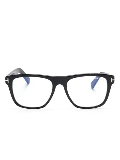 Tom Ford Square-frame Glasses In Black