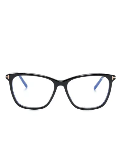 Tom Ford Square-frame Glasses In Black