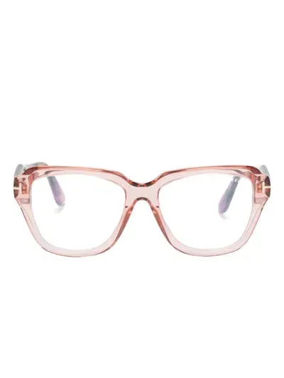 Tom Ford Square-frame Glasses In Pink