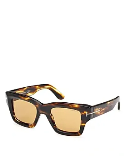 Tom Ford Square Sunglasses, 50mm In Crl