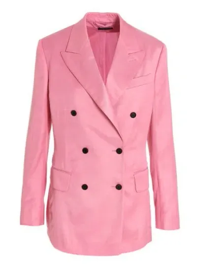 Tom Ford Blazer Jacket In Pink & Purple