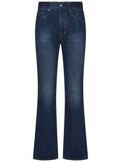 Tom Ford Straight Leg Denim Jeans In Blue