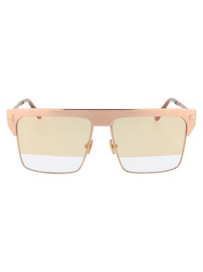 Tom Ford Sunglasses In 33z Rose Gold