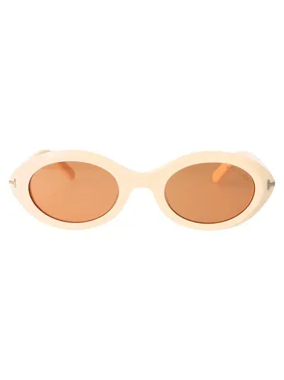 Tom Ford Sunglasses In Cream White