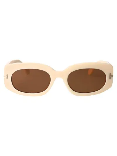 Tom Ford Sunglasses In Cream White