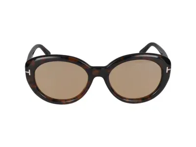 Tom Ford Sunglasses In Dark Havana/brown