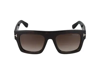 Tom Ford Eyewear In Dark Havana/brown Grad